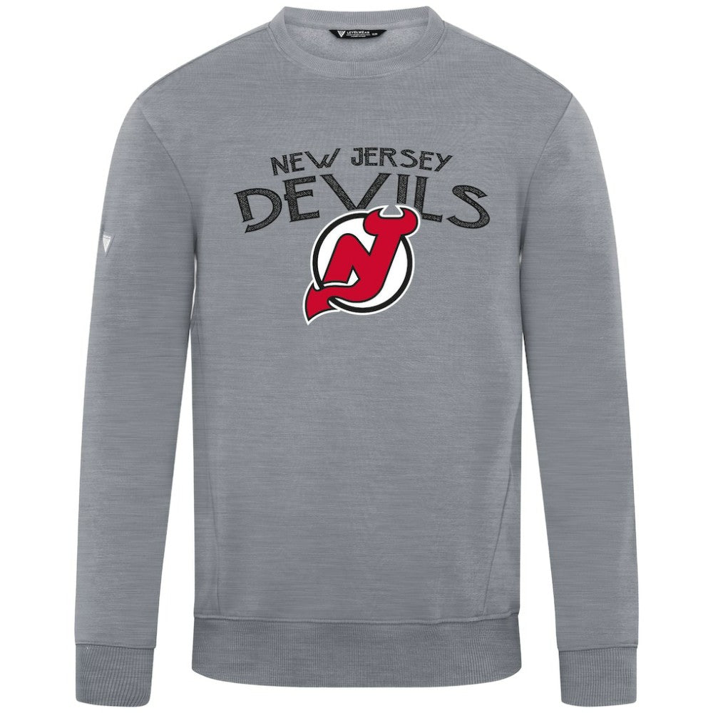 New Jersey Devils Levelwear Zane Mission Sweatshirt - Gray - NHL 203092308