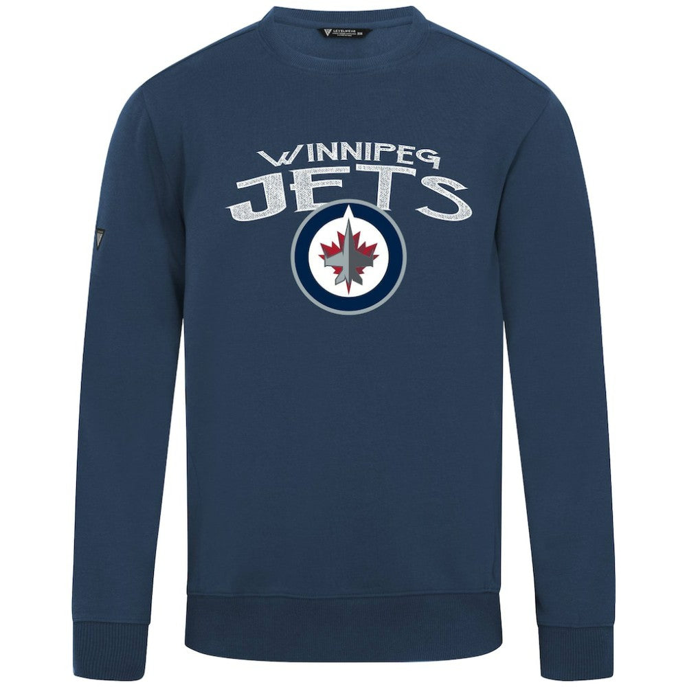 Winnipeg Jets Levelwear Zane Mission Sweatshirt - Navy - NHL 203092318