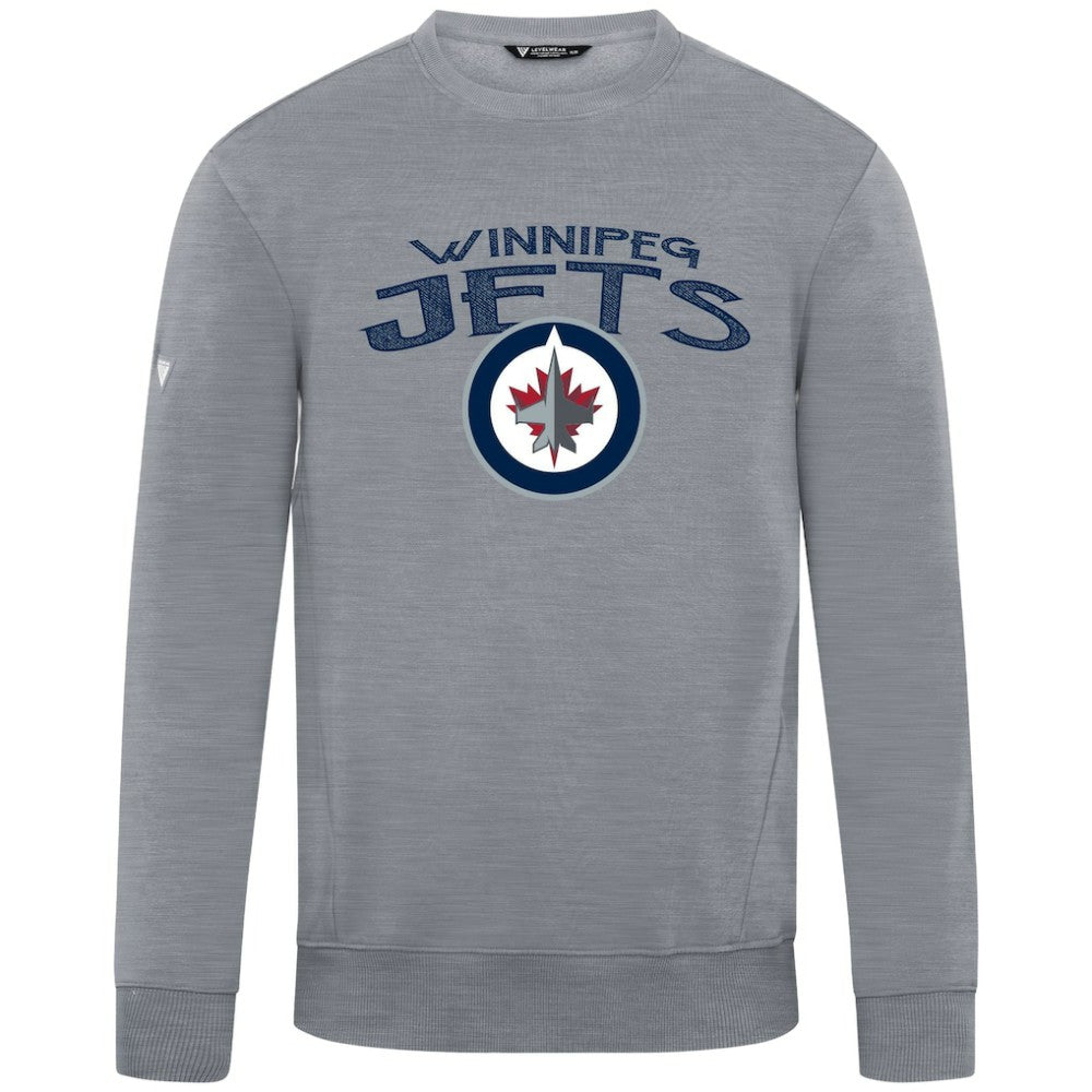 Winnipeg Jets Levelwear Zane Mission Sweatshirt - Gray - NHL 203092319