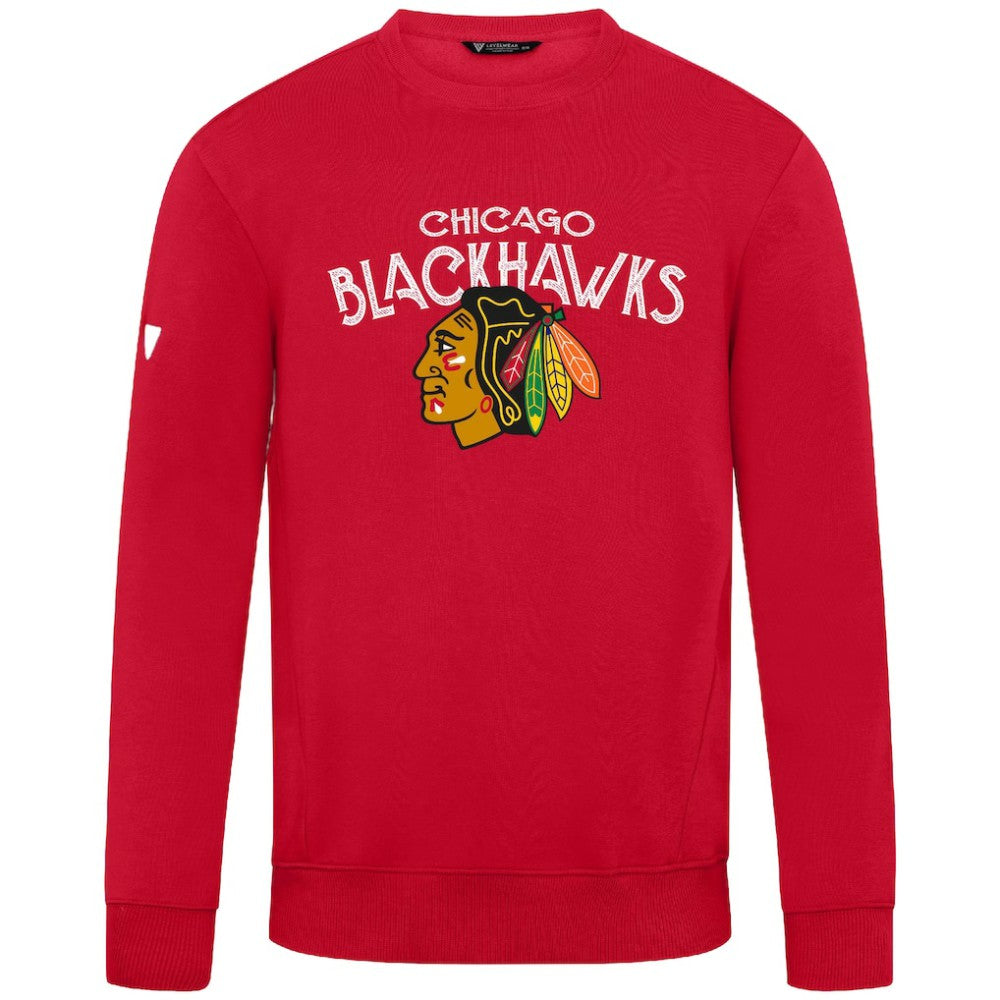 Chicago Blackhawks Levelwear Zane Mission Sweatshirt - Red - NHL 203092328