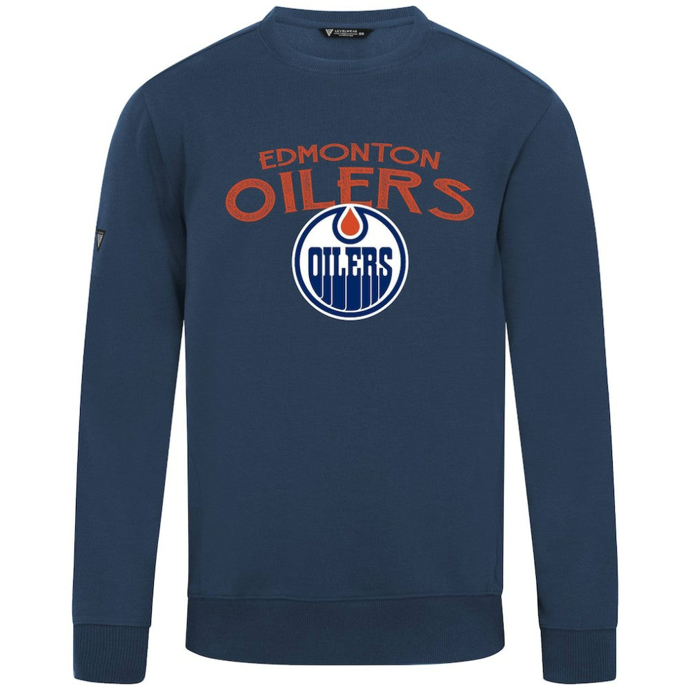 Edmonton Oilers Levelwear Zane Mission Sweatshirt - Navy - NHL 203092351