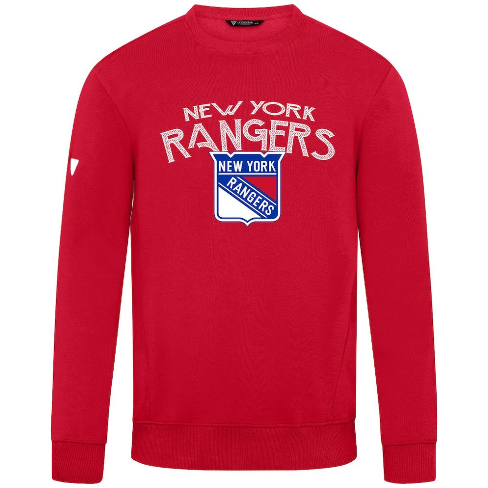 New York Rangers Levelwear Zane Mission Sweatshirt - Red - NHL 203092360