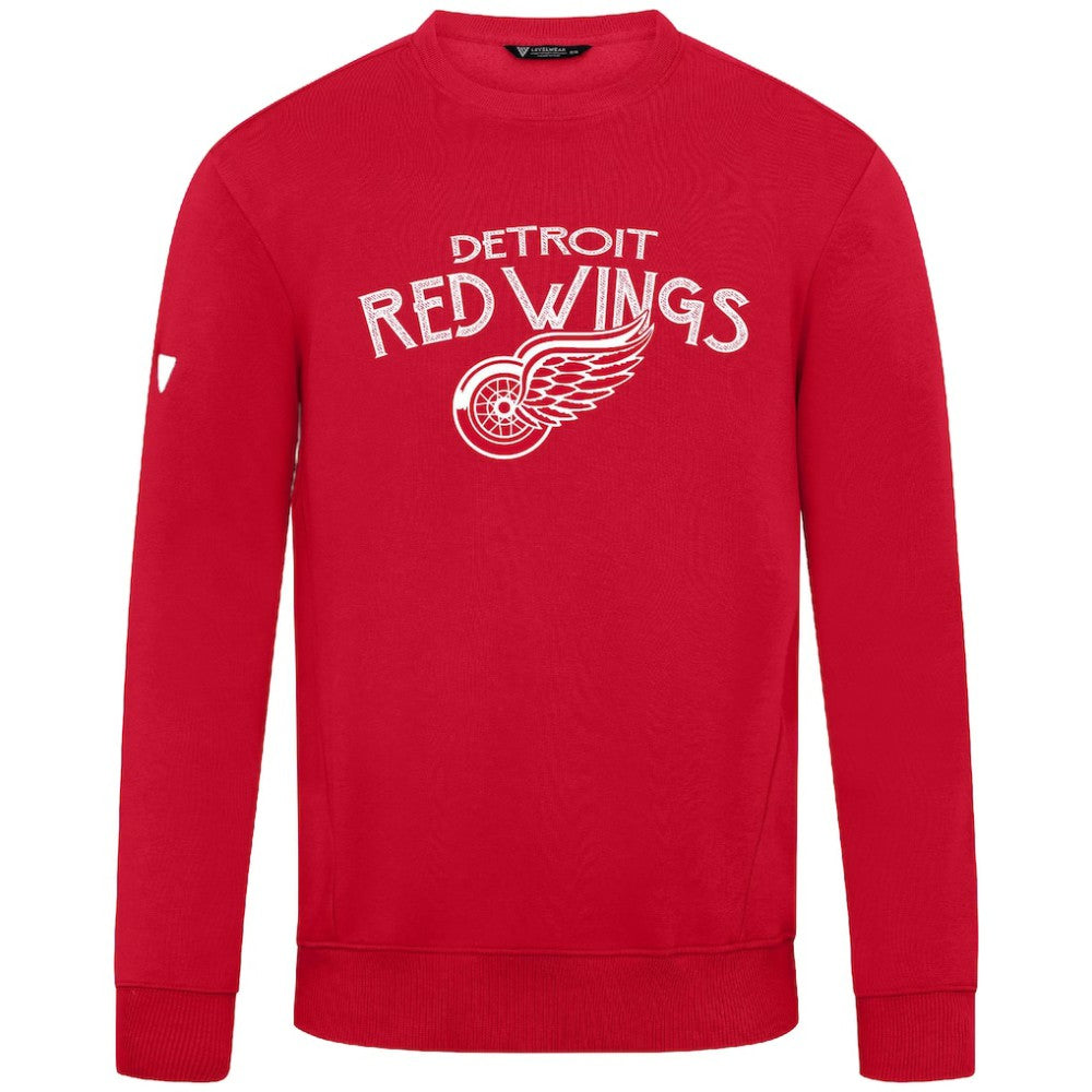 Detroit Red Wings Levelwear Zane Mission Sweatshirt - Red - NHL 203092363
