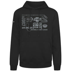 Los Angeles Kings Levelwear Podium Campaign Pullover Hoodie - Black - NHL 203092415