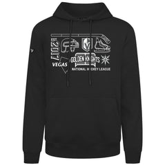 Vegas Golden Knights Levelwear Podium Campaign Pullover Hoodie - Black - NHL 203092421