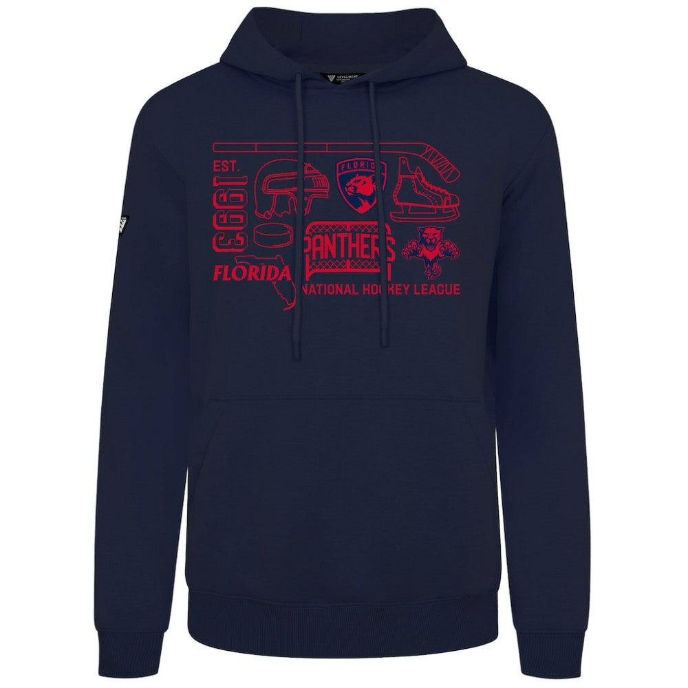 Florida Panthers Levelwear Podium Campaign Pullover Hoodie - Navy - NHL 203092424