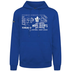 Toronto Maple Leafs Levelwear Podium Campaign Pullover Hoodie - Royal - NHL 203092438