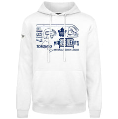 Toronto Maple Leafs Levelwear Podium Campaign Pullover Hoodie - White - NHL 203092440