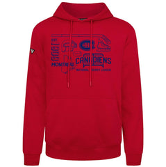 Montreal Canadiens Levelwear Podium Campaign Pullover Hoodie - Red - NHL 203092450