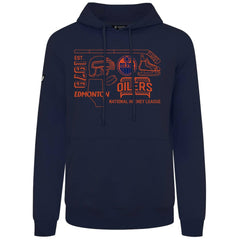 Edmonton Oilers Levelwear Podium Campaign Pullover Hoodie - Navy - NHL 203092451
