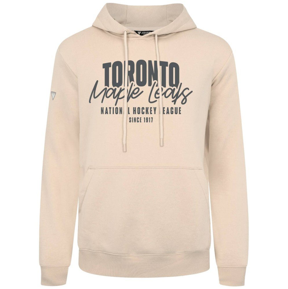 Toronto Maple Leafs Levelwear Podium Response Pullover Hoodie - Khaki - NHL 203092461