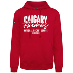 Calgary Flames Levelwear Podium Response Pullover Hoodie - Red - NHL 203092466