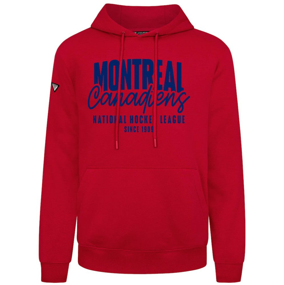 Montreal Canadiens Levelwear Podium Response Pullover Hoodie - Red - NHL 203092470
