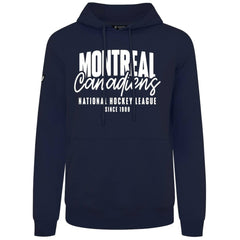 Montreal Canadiens Levelwear Podium Response Pullover Hoodie - Navy - NHL 203092472