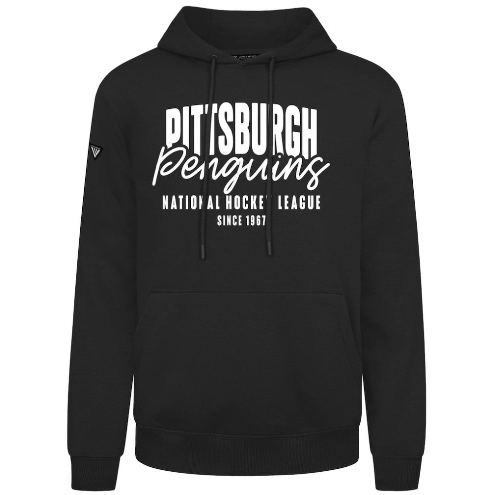 Pittsburgh Penguins Levelwear Podium Response Pullover Hoodie - Black - NHL 203092479