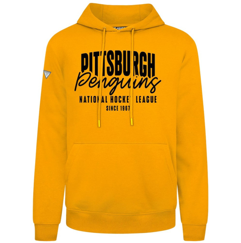 Pittsburgh Penguins Levelwear Podium Response Pullover Hoodie - Gold - NHL 203092483