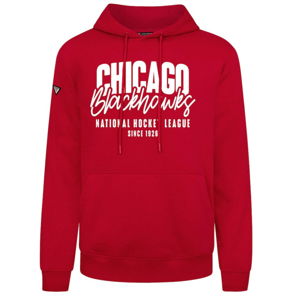 Chicago Blackhawks Levelwear Podium Response Pullover Hoodie - Red - NHL 203092499
