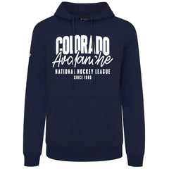 Colorado Avalanche Levelwear Podium Response Pullover Hoodie - Navy - NHL 203092513