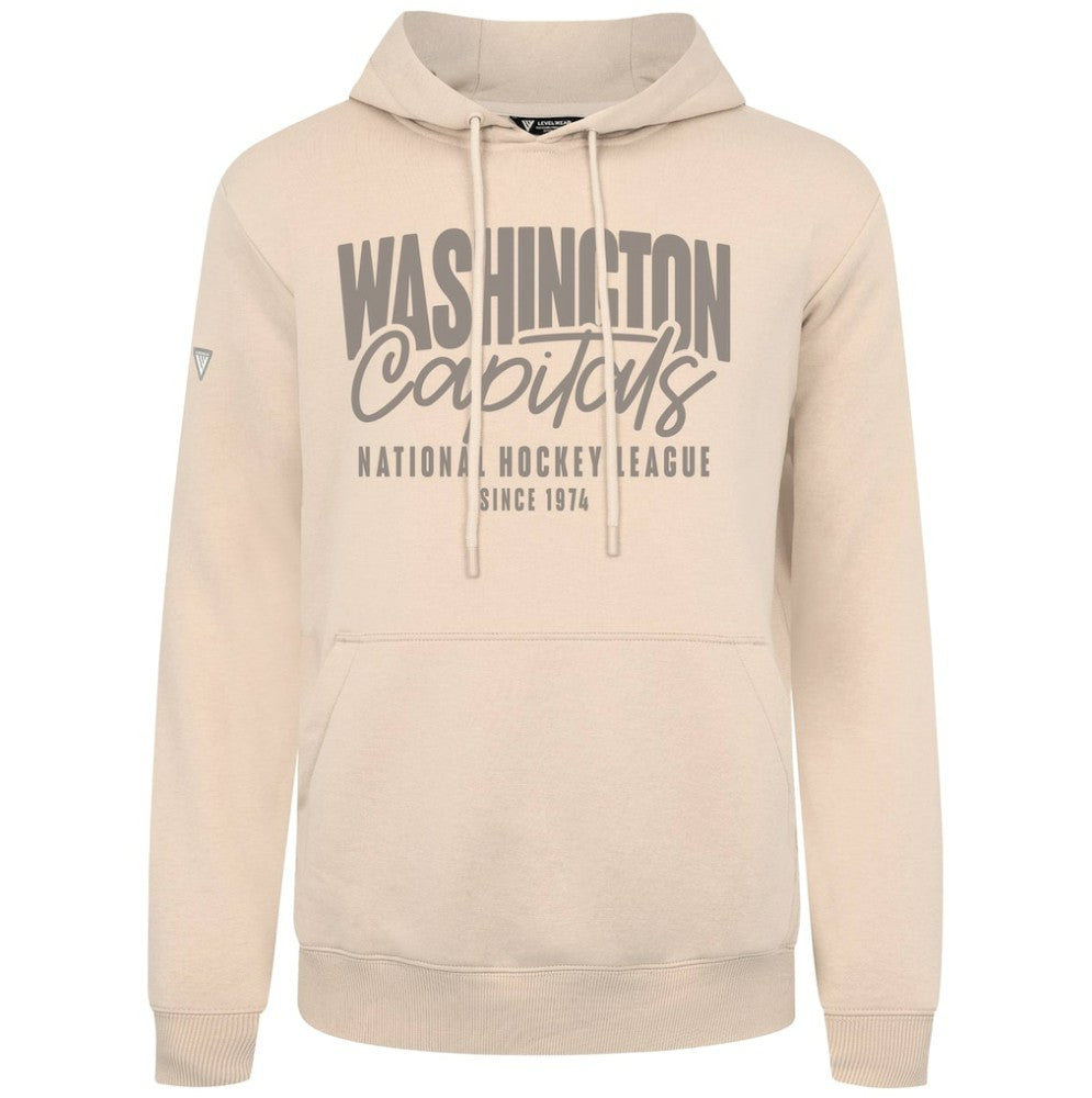 Washington Capitals Levelwear Podium Response Pullover Hoodie - Khaki - NHL 203092516