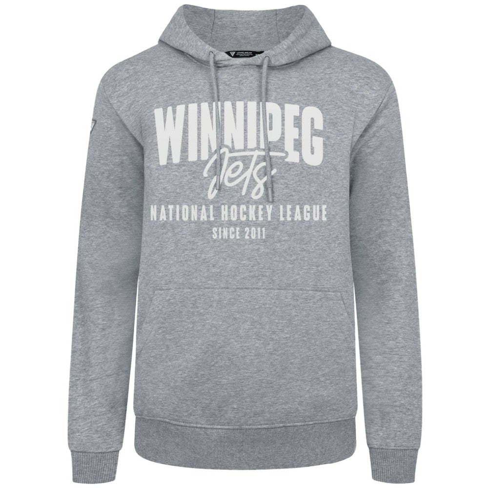 Winnipeg Jets Levelwear Podium Response Pullover Hoodie - Gray - NHL 203092533