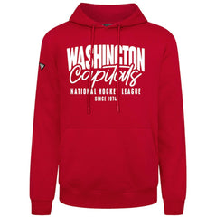 Washington Capitals Levelwear Podium Response Pullover Hoodie - Red - NHL 203092535