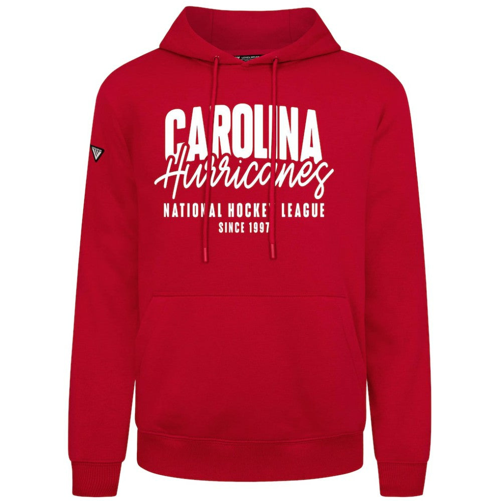 Carolina Hurricanes Levelwear Podium Response Pullover Hoodie - Red - NHL 203092536