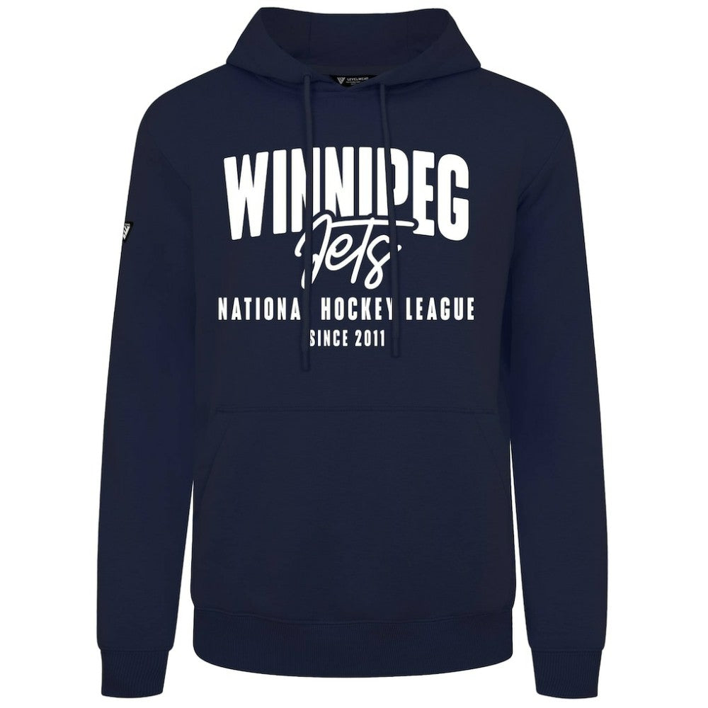 Winnipeg Jets Levelwear Podium Response Pullover Hoodie - Navy - NHL 203092537