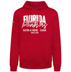 Florida Panthers Levelwear Podium Response Pullover Hoodie - Red - NHL 203092546