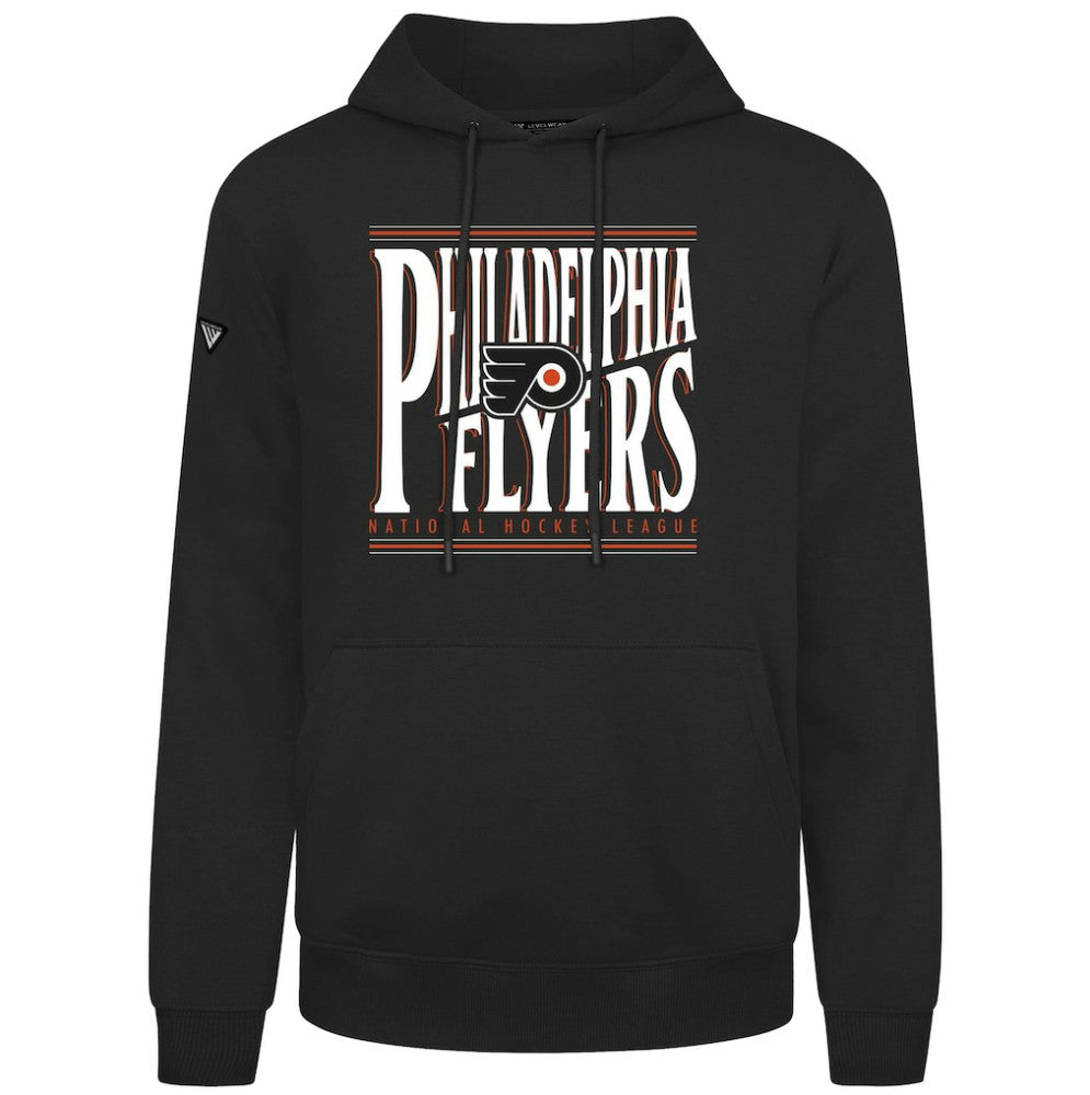 Philadelphia Flyers Levelwear Podium Powerhouse Pullover Hoodie - Black - NHL 203092550