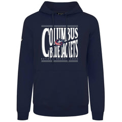 Columbus Blue Jackets Levelwear Podium Powerhouse Pullover Hoodie - Navy - NHL 203092554