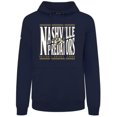 Nashville Predators Levelwear Podium Powerhouse Pullover Hoodie - Navy - NHL 203092556