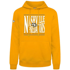 Nashville Predators Levelwear Podium Powerhouse Pullover Hoodie - Gold - NHL 203092557