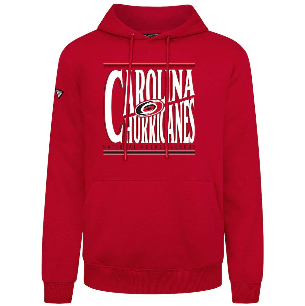 Carolina Hurricanes Levelwear Podium Powerhouse Pullover Hoodie - Red - NHL 203092563