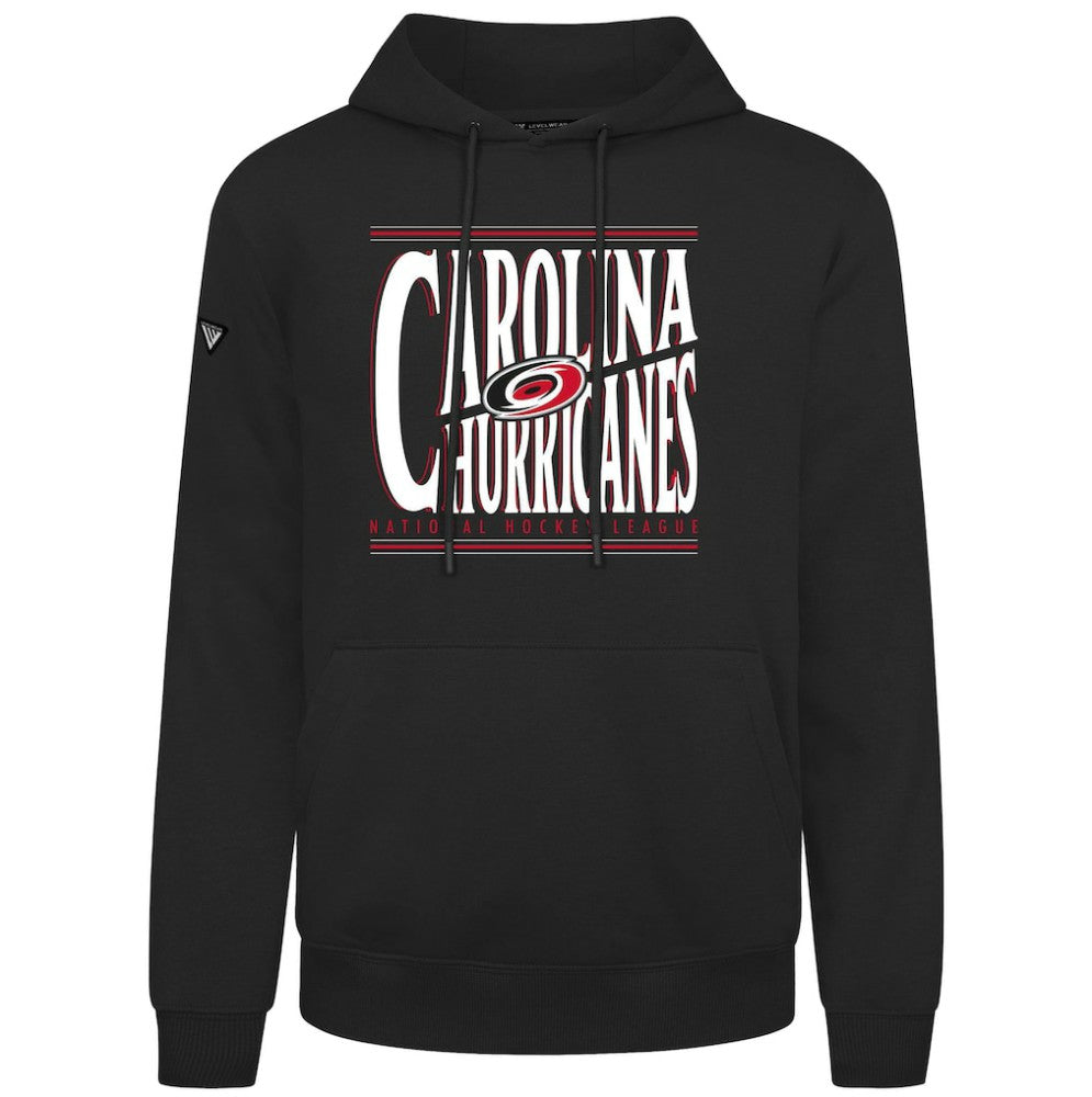 Carolina Hurricanes Levelwear Podium Powerhouse Pullover Hoodie - Black - NHL 203092564