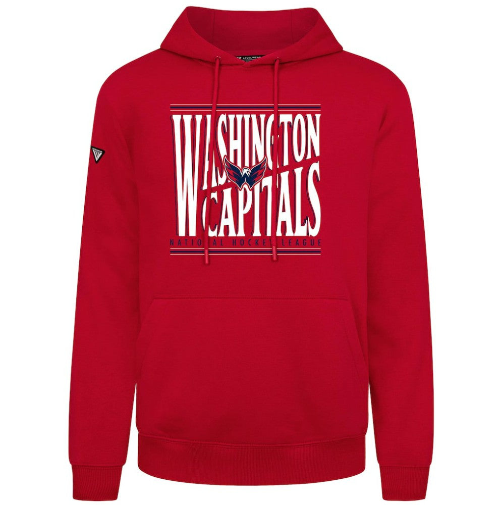 Washington Capitals Levelwear Podium Powerhouse Pullover Hoodie - Red - NHL 203092570