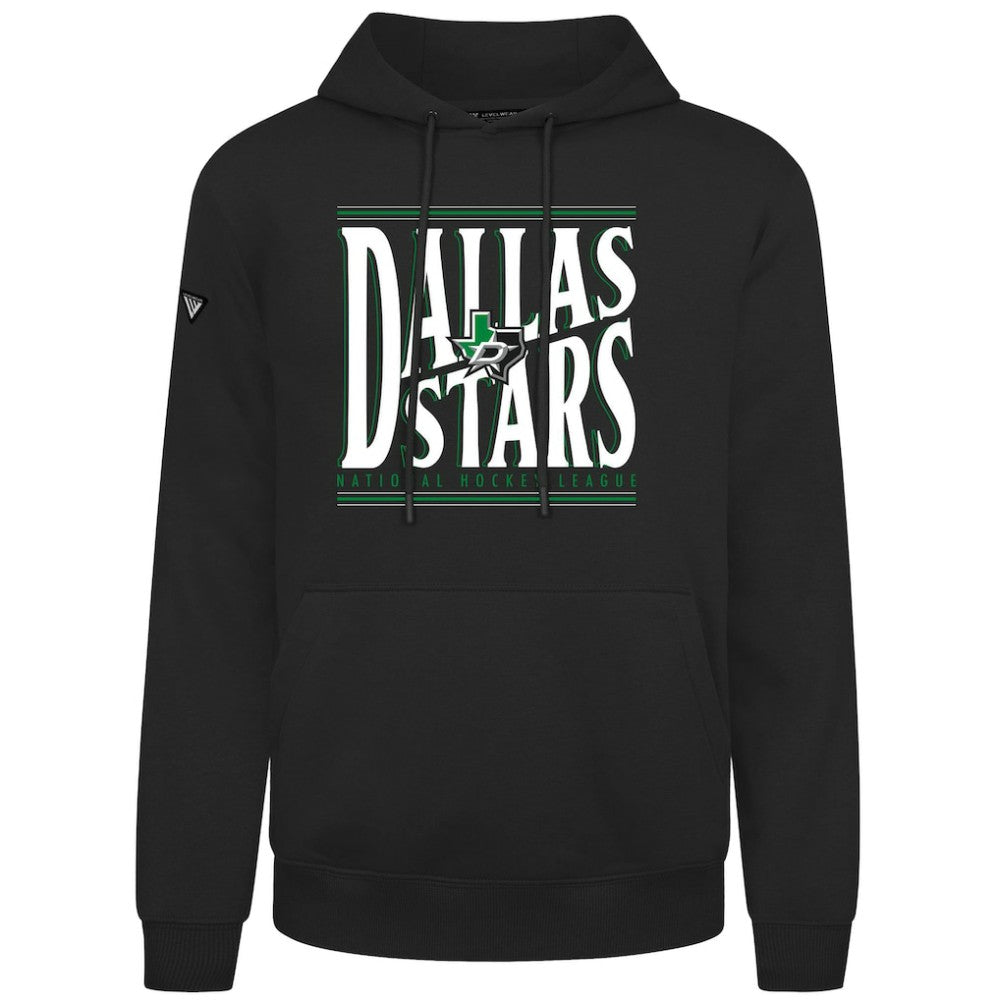 Dallas Stars Levelwear Podium Powerhouse Pullover Hoodie - Black - NHL 203092572