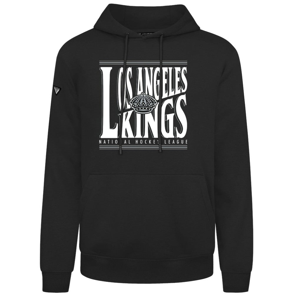 Los Angeles Kings Levelwear Podium Powerhouse Pullover Hoodie - Black - NHL 203092573