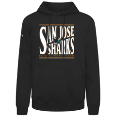 San Jose Sharks Levelwear Podium Powerhouse Pullover Hoodie - Black - NHL 203092574