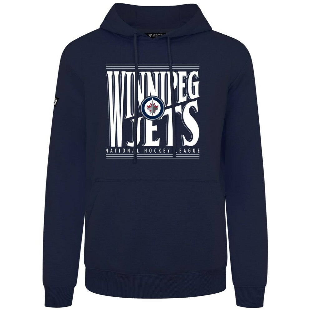 Winnipeg Jets Levelwear Podium Powerhouse Pullover Hoodie - Navy - NHL 203092575