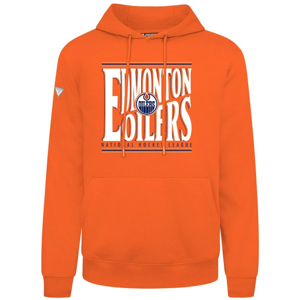 Edmonton Oilers Levelwear Podium Powerhouse Pullover Hoodie - Orange - NHL 203092577