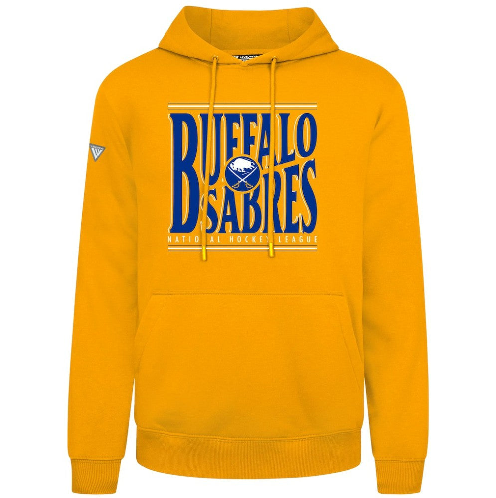 Buffalo Sabres Levelwear Podium Powerhouse Pullover Hoodie - Gold - NHL 203092578
