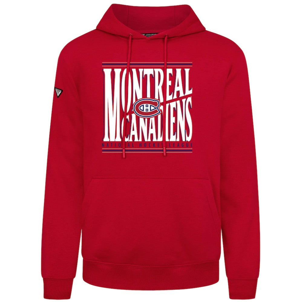 Montreal Canadiens Levelwear Podium Powerhouse Pullover Hoodie - Red - NHL 203092591