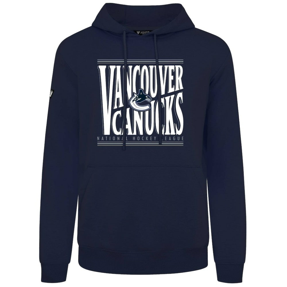 Vancouver Canucks Levelwear Podium Powerhouse Pullover Hoodie - Navy - NHL 203092592