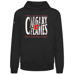 Calgary Flames Levelwear Podium Powerhouse Pullover Hoodie - Black - NHL 203092597