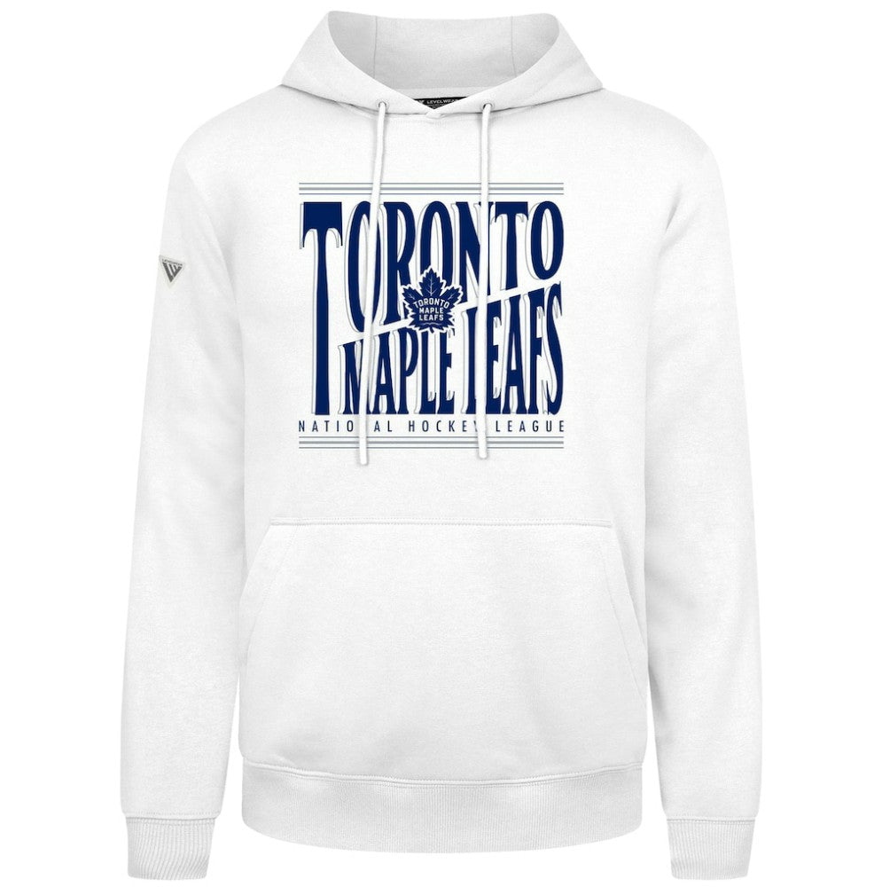 Toronto Maple Leafs Levelwear Podium Powerhouse Pullover Hoodie - White - NHL 203092598
