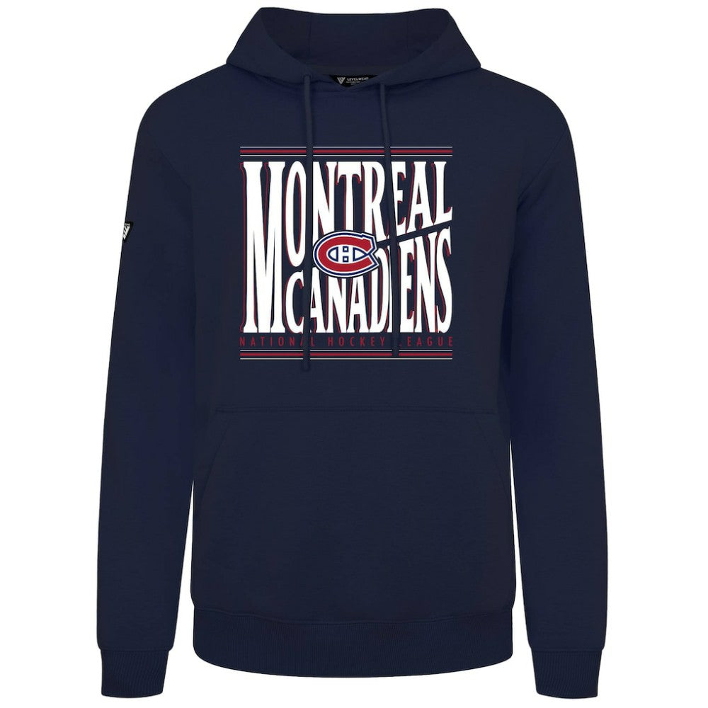 Montreal Canadiens Levelwear Podium Powerhouse Pullover Hoodie - Navy - NHL 203092599