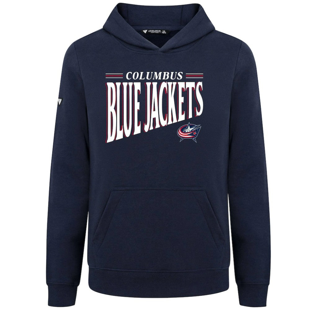 Columbus Blue Jackets Levelwear Youth Jr Podium Tally Pullover Hoodie - Navy - NHL 203092604