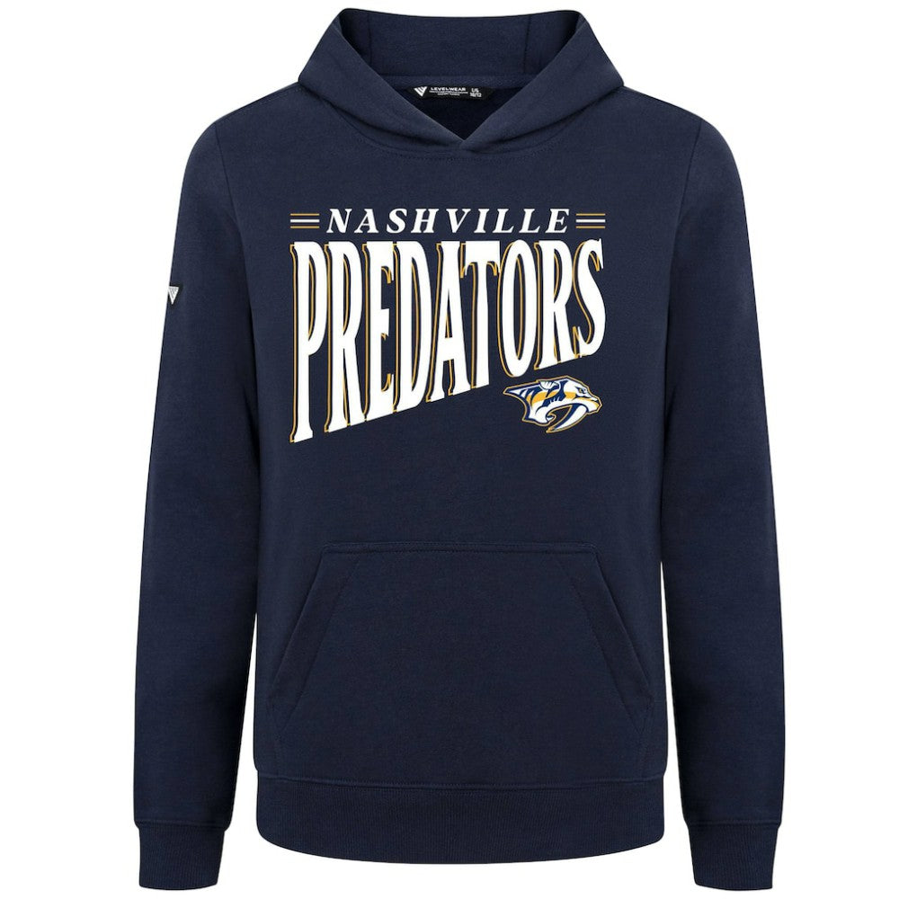 Nashville Predators Levelwear Youth Jr Podium Tally Pullover Hoodie - Navy - NHL 203092605