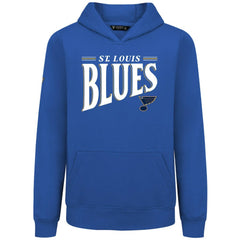 St. Louis Blues Levelwear Youth Jr Podium Tally Pullover Hoodie - Royal - NHL 203092606
