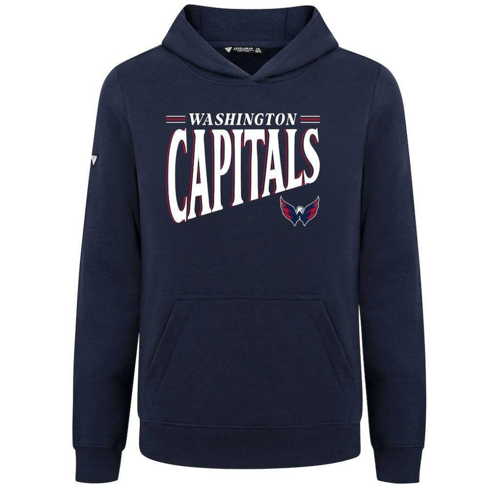Washington Capitals Levelwear Youth Jr Podium Tally Pullover Hoodie - Navy - NHL 203092613